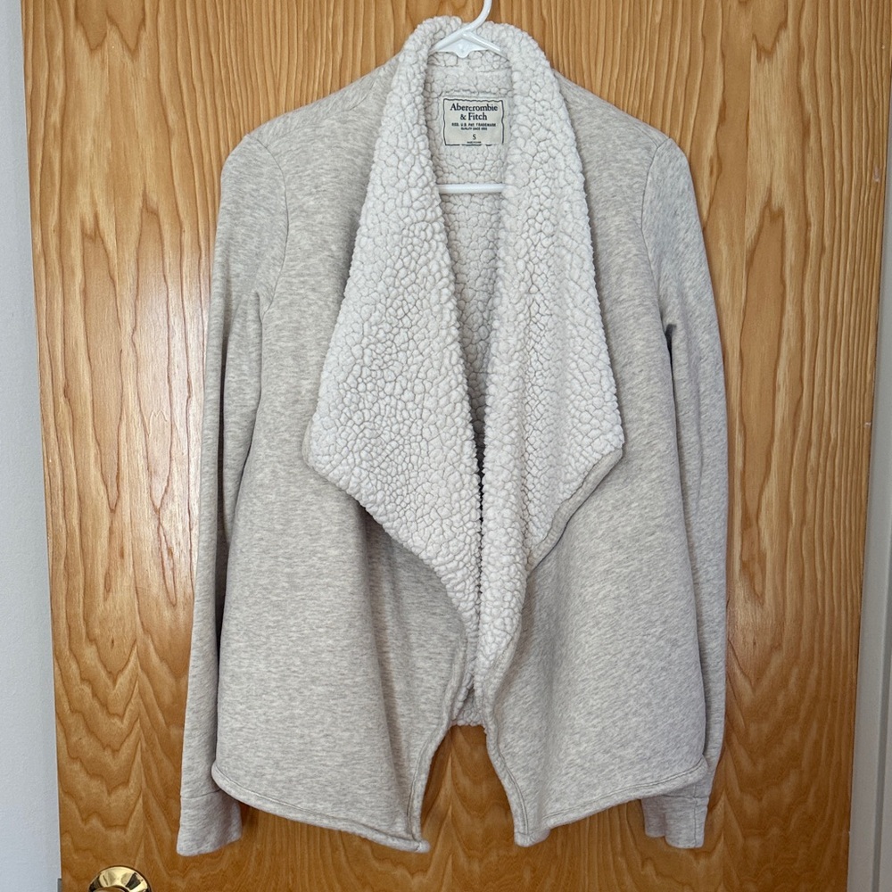 Abercrombie sherpa cardigan